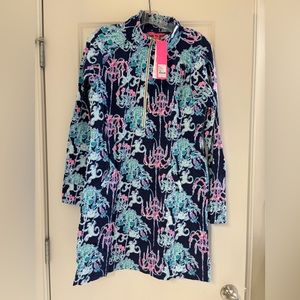 Skipper Dress in Pop Up Monkey Trouble